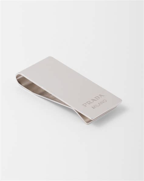 silver money clip prada recensione|prada sells clips.